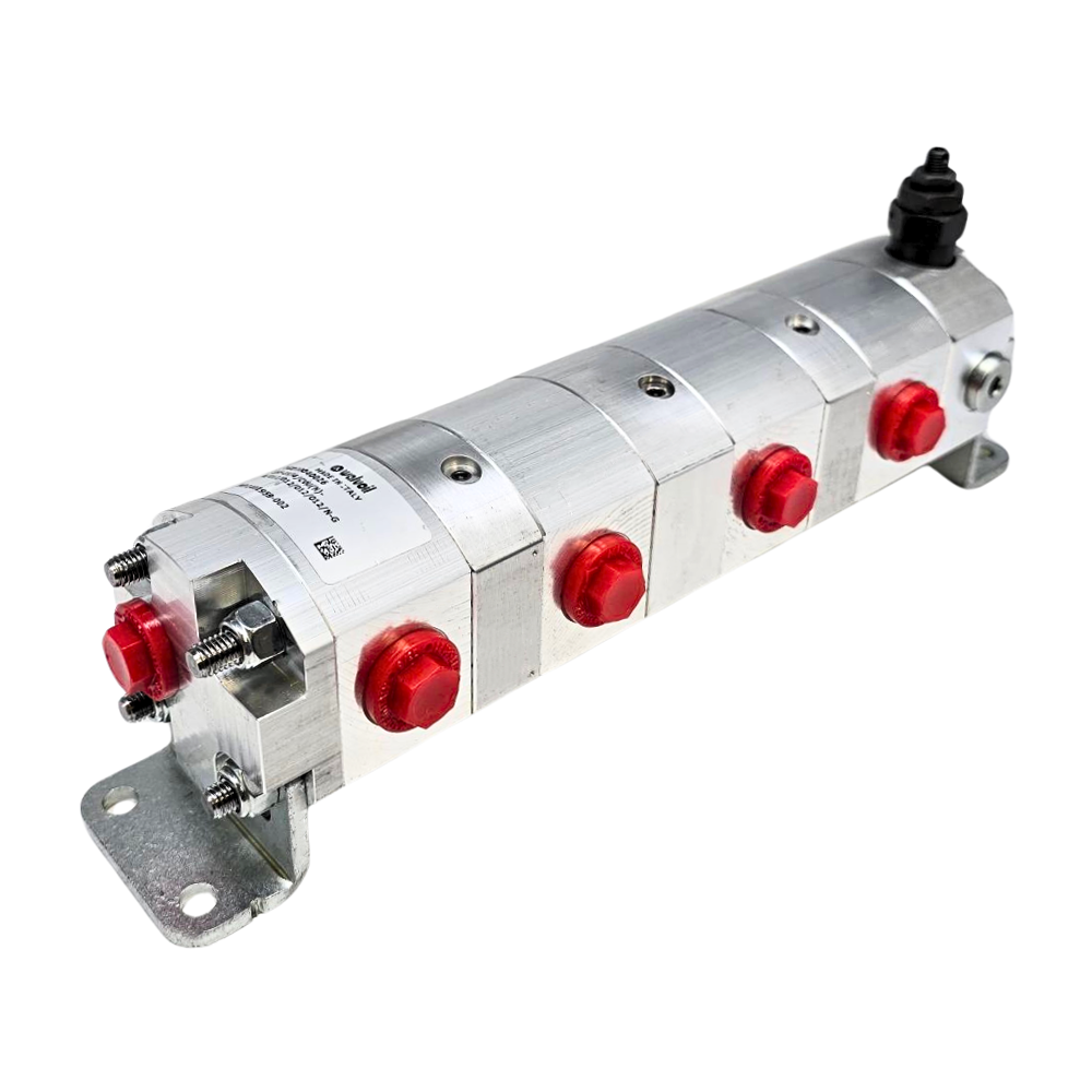 1SF Group One Single Rephasing Geared Flow Divider Left/Centre Inlet, 2 Way, 9L/Min, 1.2cc/Rev