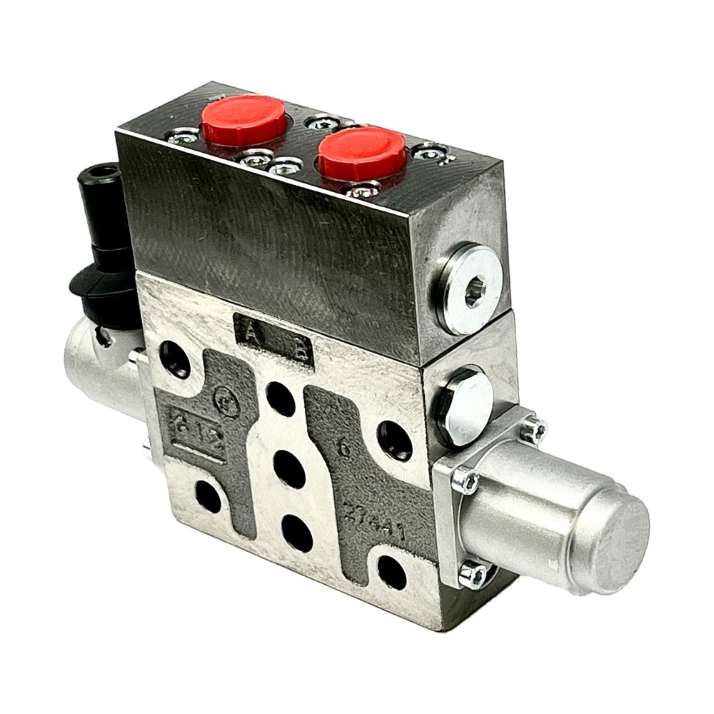 Q80 1/2" 103A1M1VCV03 Slice Only with D/Acting Spool, 3 Pos. Spring Return, DPOC & Predrilled for Port Relief/Anti Cav Q80 1/2" 103A1M1VCV03 Slice Only with D/Acting Spool, 3 Pos. Spring Return, DPOC & Predrilled for Port Relief/Anti Cav