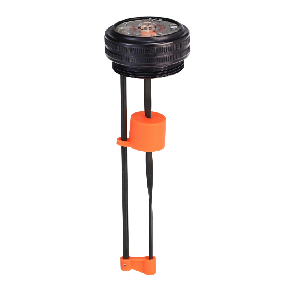 Hydraulic visual level indicator with float system, 2" BSP, L=300, for use with Oil