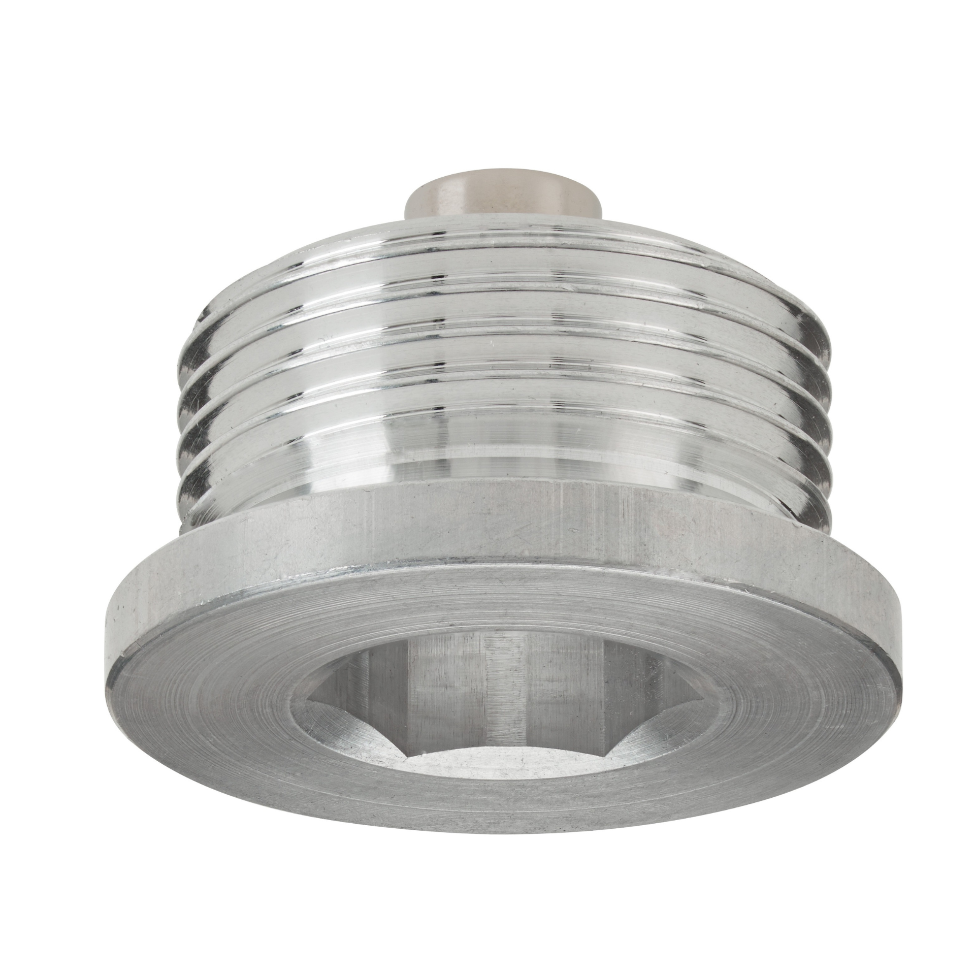Hydraulic magnetic oil-drain plug with hex slot, 2" BSP, TCEM8G Hydraulic magnetic oil-drain plug with hex slot, 2" BSP, TCEM8G