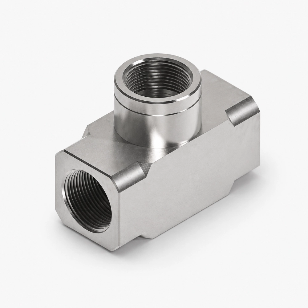 1/8" BSP Fixed Female x Fixed Female x Fixed Female Tee Hydraulic Adaptor 1/8" BSP Fixed Female x Fixed Female x Fixed Female Tee Hydraulic Adaptor