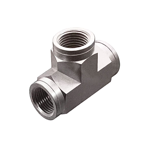 1/4 BSP Fixed Female Forged Tee Hydraulic Adaptor 1/4 BSP Fixed Female Forged Tee Hydraulic Adaptor