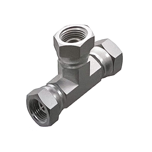 1/4 BSP F/F/F Forged Tee For Bonded Seal Hydraulic Adaptor 1/4 BSP F/F/F Forged Tee For Bonded Seal Hydraulic Adaptor