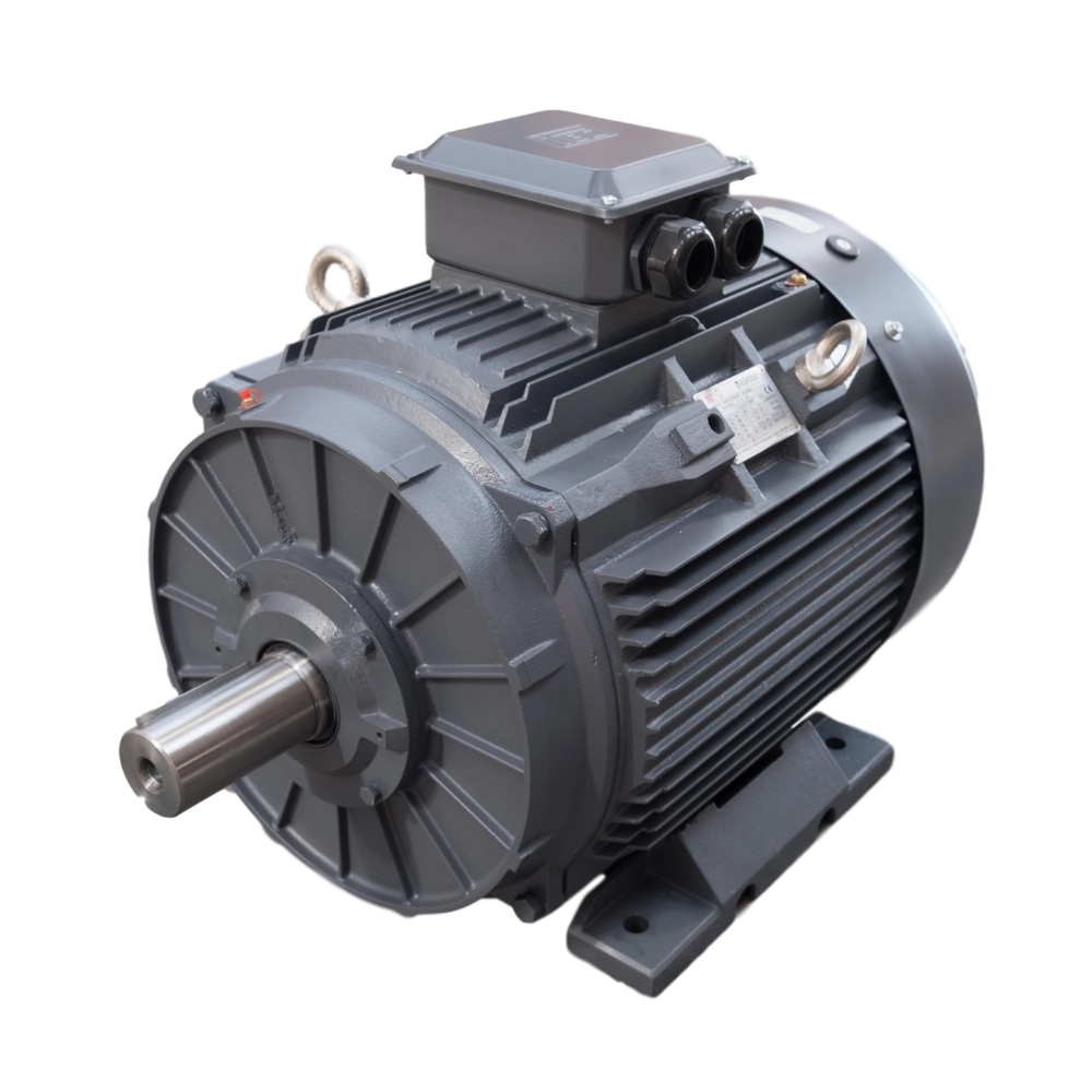 11.0kW Three Phase 400V Cast Iron Electric Motor, 8 Pole, 730 RPM, B3 Foot Mount