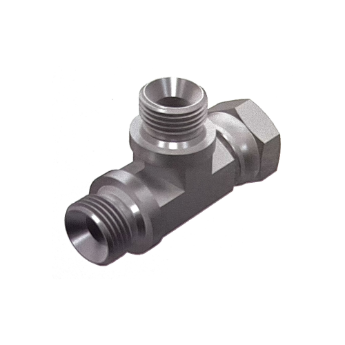 1/4 BSP M/F/M Forged Tee For Bonded Seal Hydraulic Adaptor 1/4 BSP M/F/M Forged Tee For Bonded Seal Hydraulic Adaptor