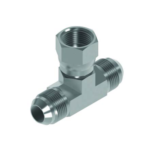 7/16 JIC M/M/F Forged Tee Hydraulic Adaptor