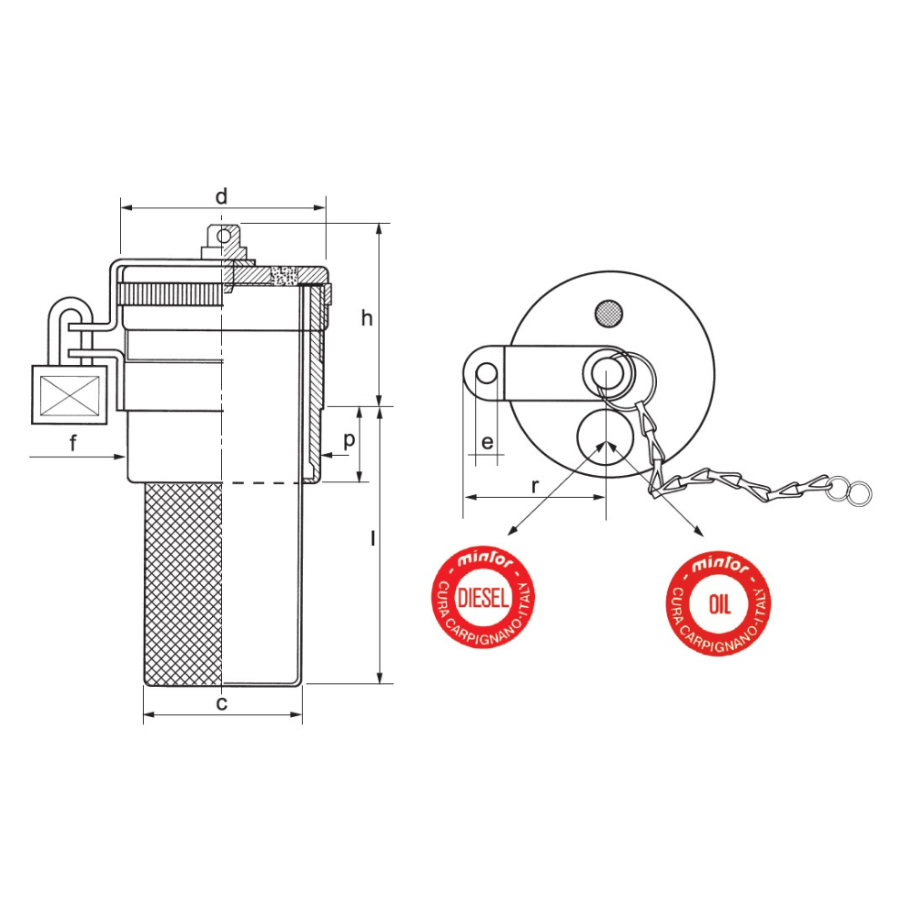 Hydraulic weldable lockable filling plug with lock-holder 1" 1/2 BSP for use with oil Hydraulic weldable lockable filling plug with lock-holder 1" 1/2 BSP for use with oil