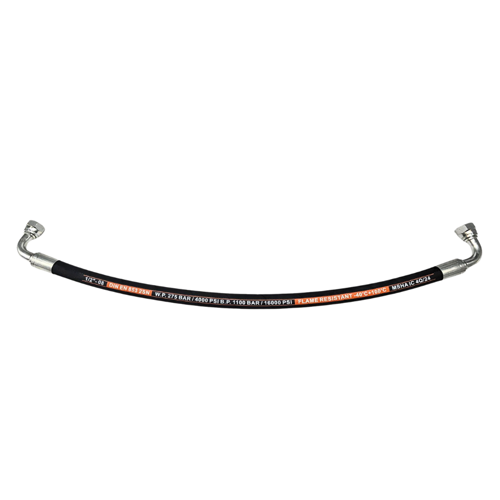 Unbranded 1/2 Hose Assembly with 1/2 BSP 90 x 1/2 BSP 90 Elbow Fittings 0.25m Unbranded 1/2 Hose Assembly with 1/2 BSP 90 x 1/2 BSP 90 Elbow Fittings 0.25m