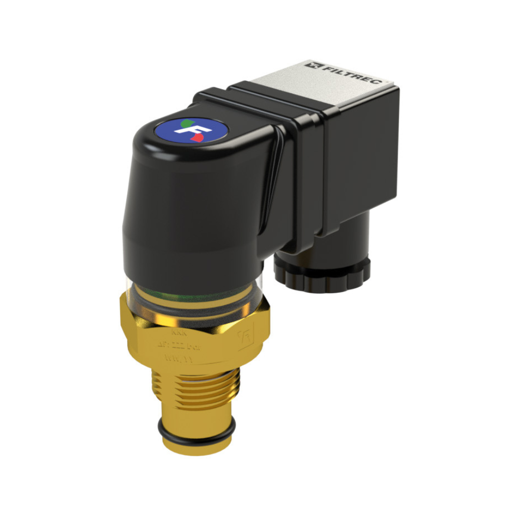 Filtrec VE Series, Visual and electrical differential clogging indicators