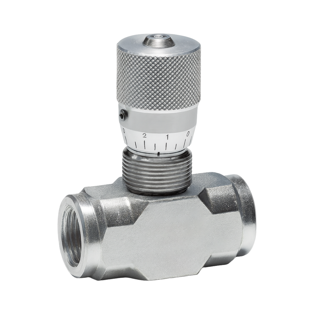 Walvoil Flow Control Needle Valve, 1/2" BSP, VRFB90