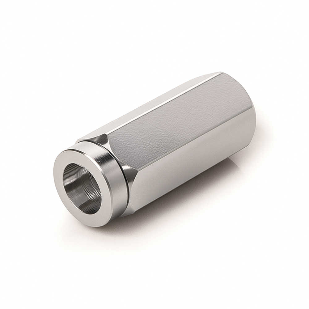 Stainless Steel Hydraulic Check Valve, 20 L/min, 1/4" BSP, 0,4 / 0,7 Bar