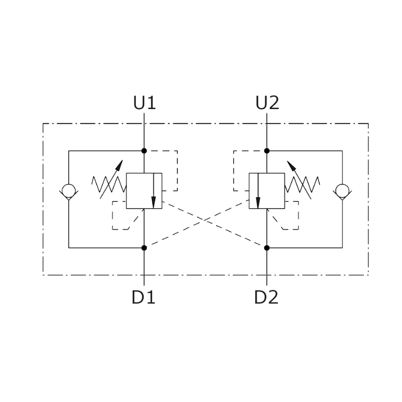 Walvoil VODL/SC Double Counterbalance Valve – 3/4" BSP, 120 L/min, 350 Bar, Pilot Ratio 1:7 Walvoil VODL/SC Double Counterbalance Valve – 3/4" BSP, 120 L/min, 350 Bar, Pilot Ratio 1:7