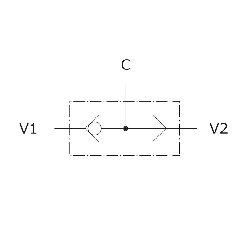 Walvoil VT Shuttle Valve – 1/4" BSP, 35 L/min, 350 Bar, Steel