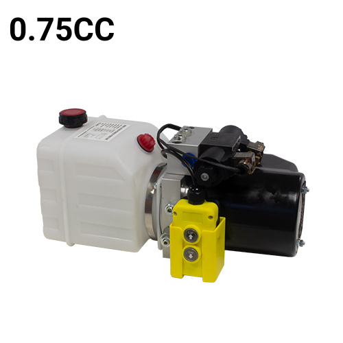Flowfit 12V DC 0.75cc Pump Double Acting Hydraulic Power pack with 4.5L Tank ZZ017421