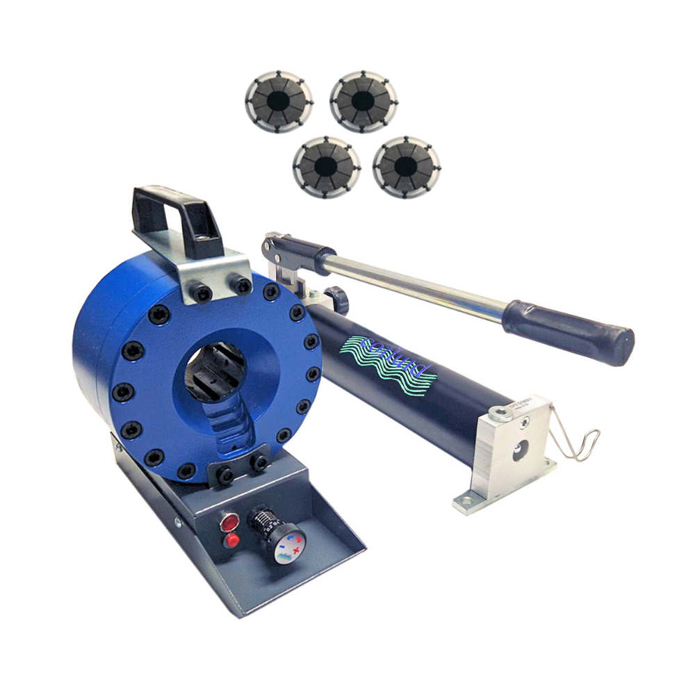 Cofluid Compact Horizontal Crimping Machine complete with 4 Die Sets