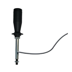 Flowfit push button on/off handlever microswitch for solenoid hydraulic diverters, M10 Thread Type, 250mm Length