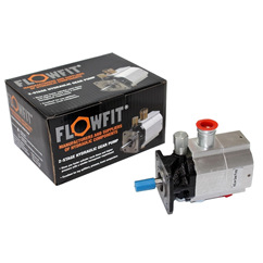 8 GPM Hydraulic Hi-Low Two Stage Gear Pump At 3600 Rpm.