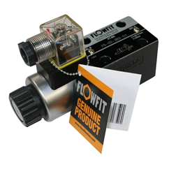 Flowfit Cetop 3 NG6 2 Position Solenoid Valve, 12 V DC, 2B2