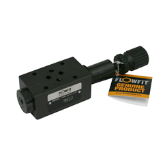 Flowfit hydraulic cetop 3 modular reducing valve 8-70 Bar on the P port