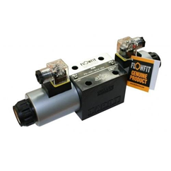 Flowfit cetop 5 valve NG10 double acting, 220VAC 50Hz, All Ports Closed