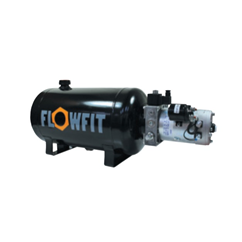 UP100 24V DC Single Acting Solenoid Operated Hydraulic Power Unit, 3.5 L/min, 5L Tank