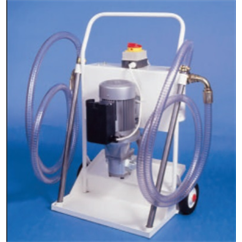 Super deluxe portable hydraulic filtration unit, HFT620-2-2-MS060-SP010-B, 25 l/min, 240Vac