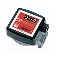 Mechanical flow meter In/out connections 1 inch. Suitable for Diesel