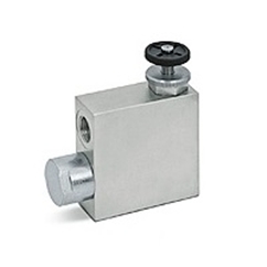 Hydraulic 3 port flow control valve with excess back to tank RFP3, 3/8 BSP