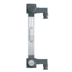 Hydraulic vertical level indicator with double electrical contact 3/8 BSP, L=500 GLVE1G