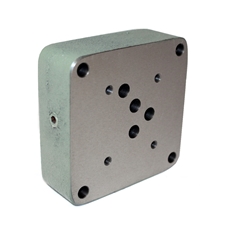 Flowfit hydraulic cetop 5 subplate with base entry 1/2 BSP P+T, A+B SIDE