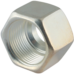 Silver Plated Stainless Steel Nuts (AGP), M26 X 1.5, hose OD 18mm