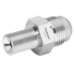 Reducing Adaptors, UNF Tube x UNF Male, Male Thread Size 7/16'' -20, Outside Diameter A 10mm, Outside Diameter B 6mm