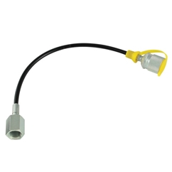 Spradow 400 bar Microbore Test Point Hose Assembies, 1/4 BSPP, Length: 200mm