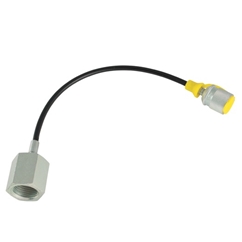 Spradow 400 bar Microbore Test Point Hose Assembies, 1/2 BSPP, Length: 1000mm