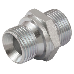 Hydraulic Tube DIN 2353 Body Only Fitting, Male Stud Coupling, BSPP, 60° Cone, 1/4 BSPP x 10mm, HD