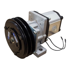 Flowfit 12 V Electro Magnetic Clutch and Group 3 Pump Assembly, 26cc, 87.9 L/Min