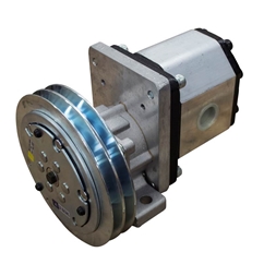 Flowfit 24 V Electro Magnetic Clutch and Group 2 Pump Assembly, 4cc, 12 L/Min