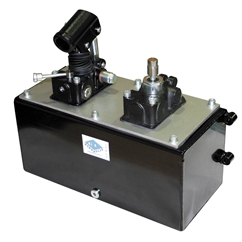Zero Effort System for Double Acting Cylinder, 0.45?C Gear Pump, 19.5CC Hand Pump, 10 Litre Tank