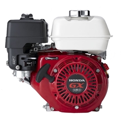 Genuine Honda 5.5 HP Single Cylinder 4 Stroke Air Cooled Petrol Engine, Recoil Start, Horizontal Mount (Red) EU Only