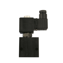 2 Way 2/2 Poppet Type Solenoid Valve, Normally Closed, 12 VDC 1/4 BSP