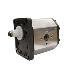 Flowfit Hydraulic Gear Pump, Group 3, 63CC, 62mm Inlet x 51mm Outlet Flanged Ports, 4 Bolt EU Flange