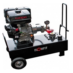 Loncin Petrol Engine Driven, Hydraulic Double Acting Power Unit, 13HP, 25.5 L/Min, 50L Tank