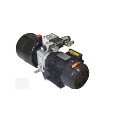 Flowfit Hydraulic AC Power unit, 415v, 3 phase, Double Acting Circuit, 0.55Kw, 1.08L/min