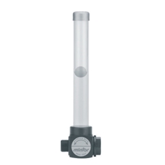 Hydraulic vertical level indicator with single thread, 3/8 BSP, L=50, GLVS1G