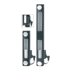 Hydraulic vertical level indicator with electric contact, L=160x PLE2