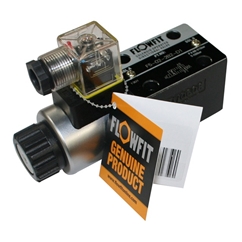 Flowfit Cetop 3 NG6 2 Position Solenoid Valve, 12 V DC, 2B12BL