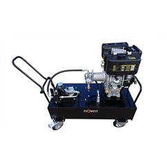 Loncin Diesel Engine Driven, Hydraulic P & T Circuit Power Unit, 6.5HP, 10.5 L/Min, 50L Tank