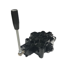 Galtech 1 Bank, 1/2 BSP, 60 l/min Rotary Operated Lever Hydraulic Monoblock Valve