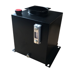 Square Steel Tank Suitable for Flowfit 110V, 240V and 415V AC Power Unit, 7 Litre, Neck Size 123mm