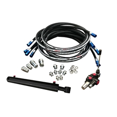 Log Splitter Kit with a FLOWFIT AUTO KICKOUT lever valve. Suitable for a 7.7 Ton Force